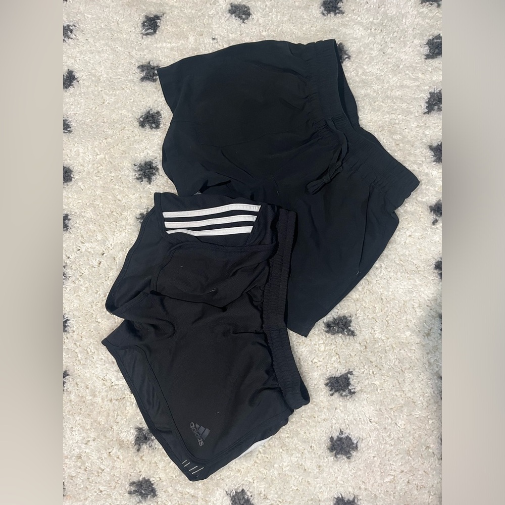 Adidas shorts and cute comfy black shorts